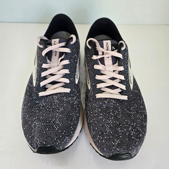 Brooks Launch 7 Running Shoes Women's 8.5 Gray Pink Athletic Athleisure Active - Picture 2 of 11